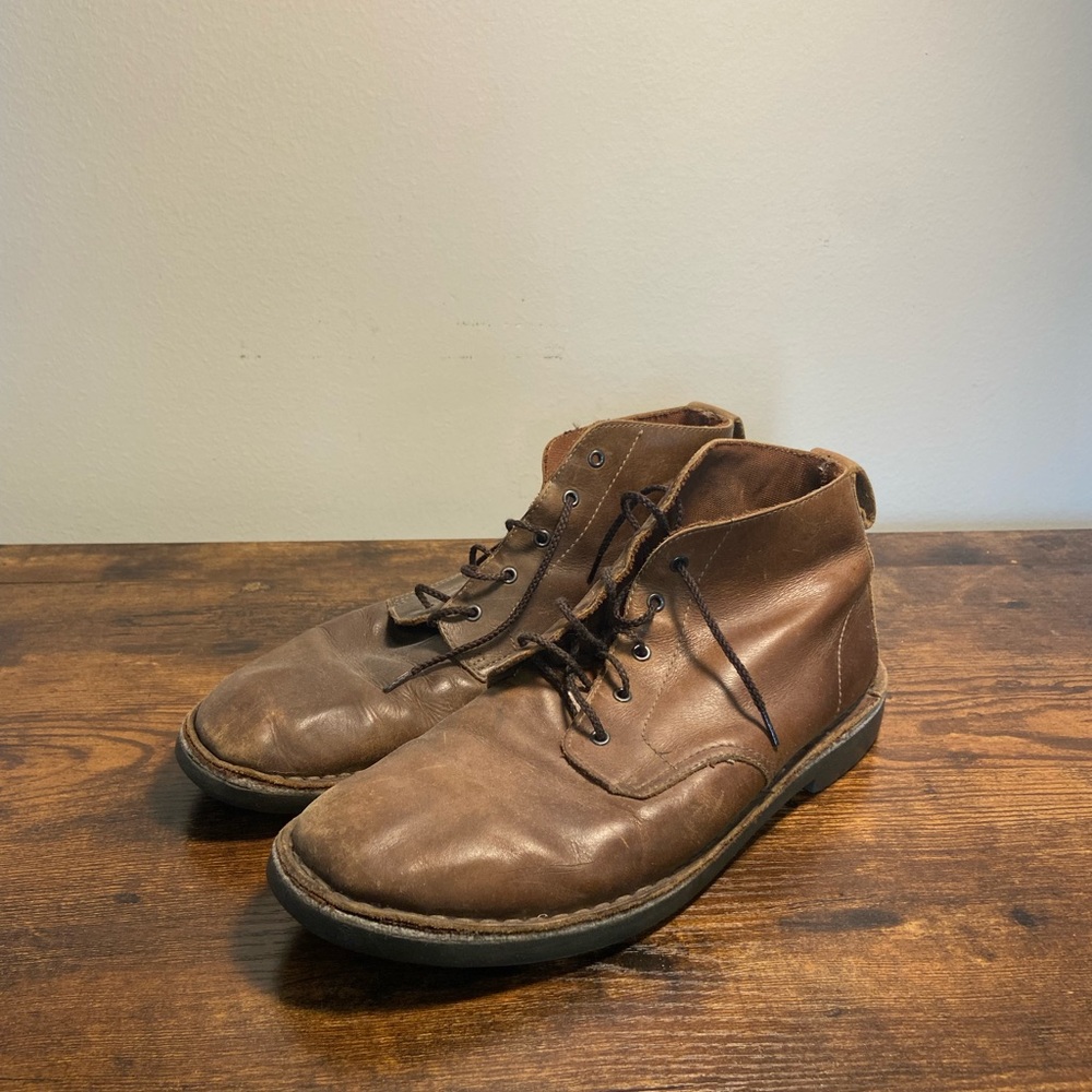 Clarks Bushacre High Chukka Boot Leather Size 10